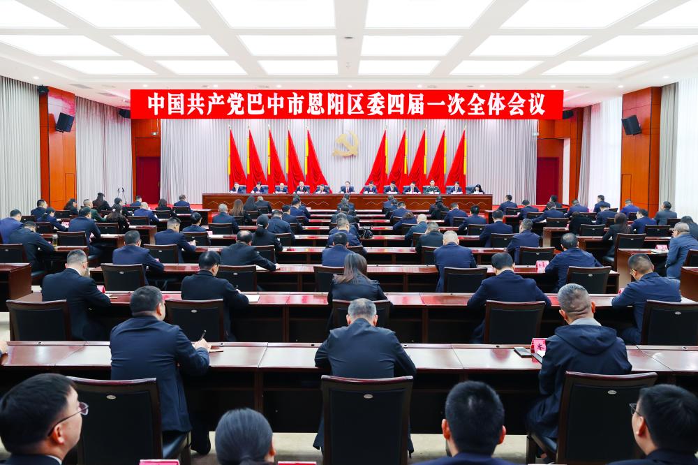 中国共产党巴中市恩阳区第四届委员会第一次全体会议决议